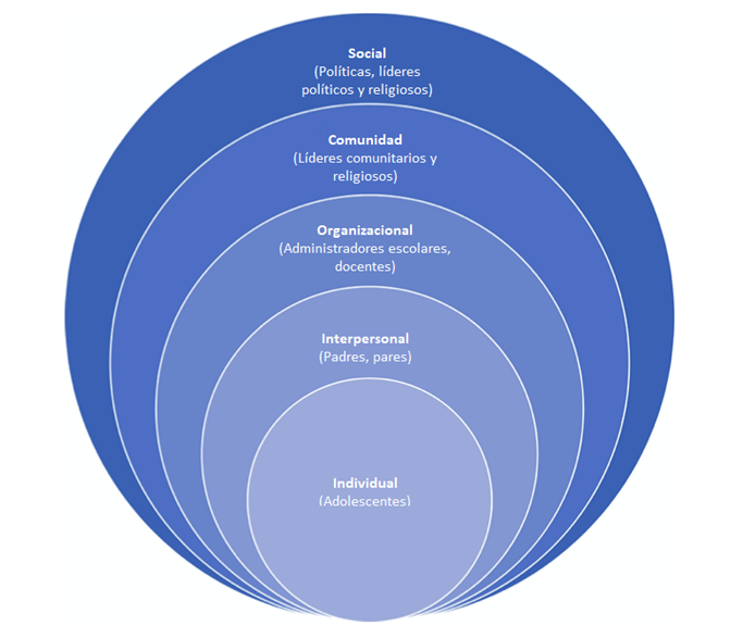 Ecological Framework: Levels of Adolescents' Influences